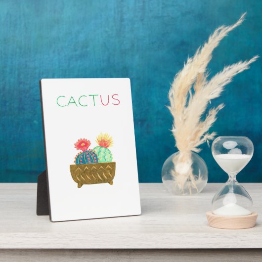 Kaktus Fotoplatte (Seite)