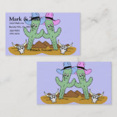 Kaktus-Freund-Set Visitenkarte (Vorne/Hinten)