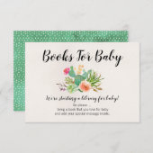 Kaktus für Babydusche Beilage Begleitkarte (Vorne/Hinten)