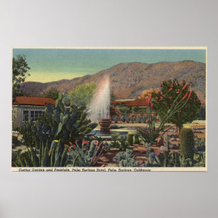 Kaktus-Garten, Palm Springs-Hotel Poster