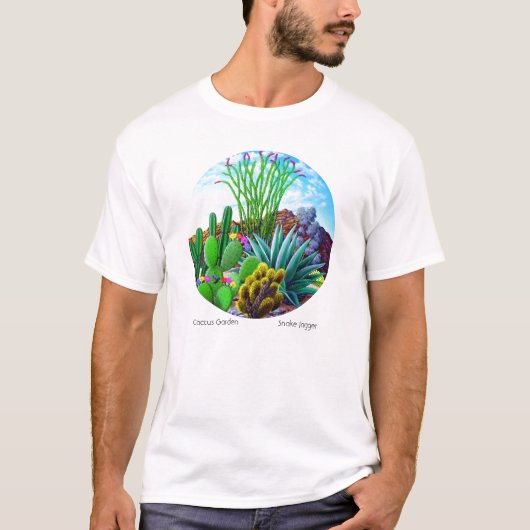 Kaktus-Garten T-Shirt (Vorderseite)