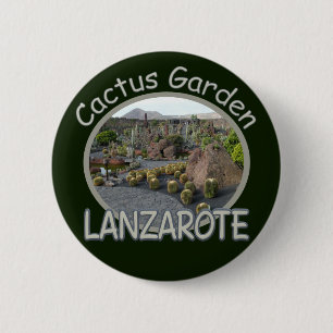 Kaktus-Gartenknopf Button
