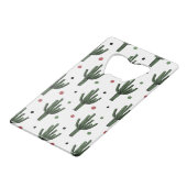 Kaktus Geldbeutel Flaschenöffner (Rückseite Schrägansicht)