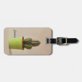 Kaktus Gepäckanhänger (Vorderseite horizontal)