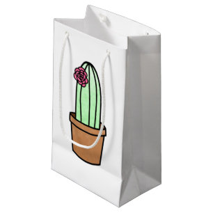 Kaktus-Geschenk-Tasche Kleine Geschenktüte