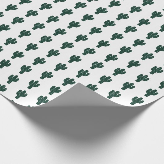 Kaktus-Geschenk-Verpackung Geschenkpapier (Ecke)