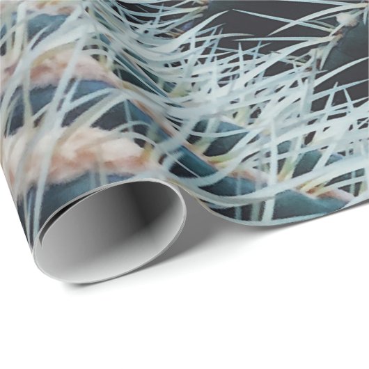 Kaktus Geschenkpapier (Rolleneckpunkt)