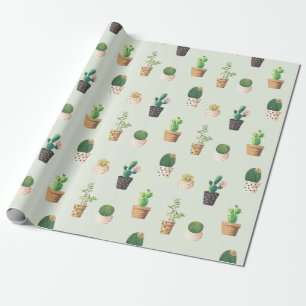 Kaktus Geschenkpapier