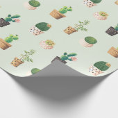 Kaktus Geschenkpapier (Ecke)