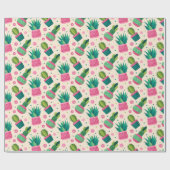 Kaktus Geschenkpapier (Flach)