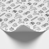Kaktus Geschenkpapier (Ecke)