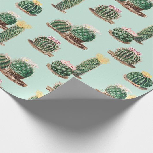 Kaktus Geschenkpapier (Ecke)