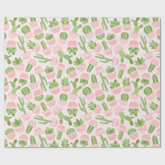 Kaktus Geschenkpapier (Flach)