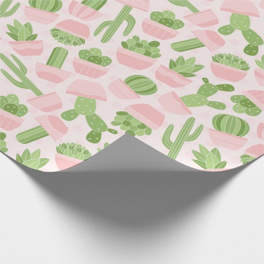 Kaktus Geschenkpapier (Ecke)