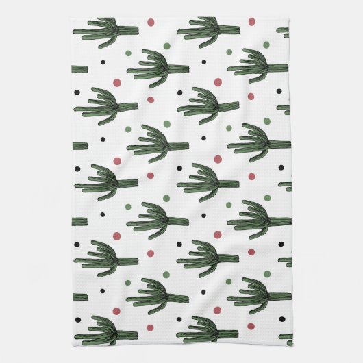 Kaktus Geschirrtuch (Vertikal)