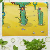 Kaktus Geschirrtuch (Gefaltet)