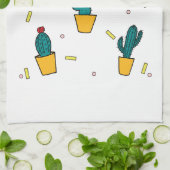 Kaktus Geschirrtuch (Gefaltet)