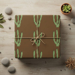 Kaktus Glanz-Geschenkpapier Geschenkpapier