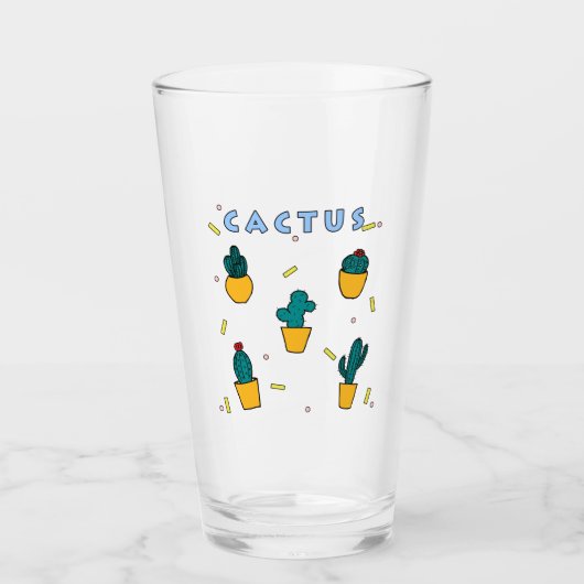 Kaktus Glas (Vorderseite)
