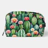 Kaktus illustrieren Ihren Text hier benutzerdefini Waschbeutel (Rückseite)