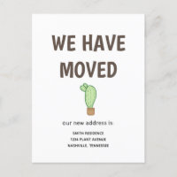 Kaktus in einem Pot, den wir bewegt haben