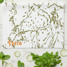 Kaktus Inspiriert Abstrakte Küchentücher