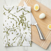 Kaktus Inspiriert Abstrakte Küchentücher (Viertel Falte)