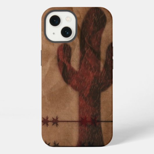 Kaktus iPhone Hülle (Rückseite)