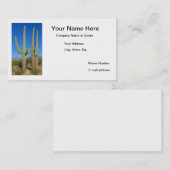 Kaktus-Karten Visitenkarte (Vorne/Hinten)