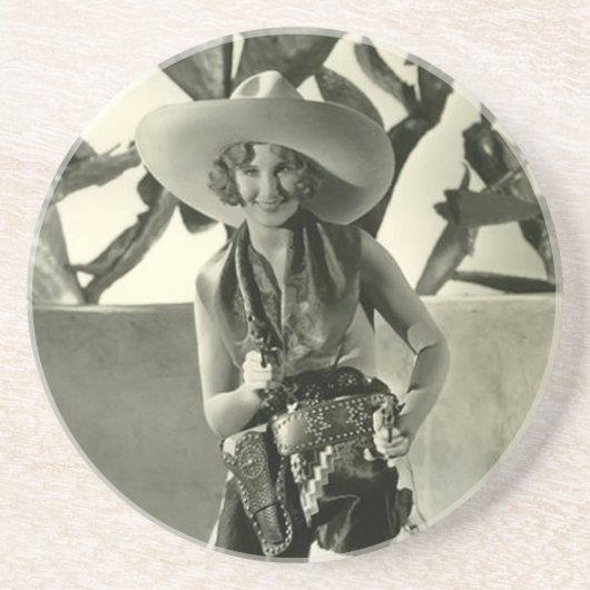 Kaktus Kate Sandstein Untersetzer (Vorne)