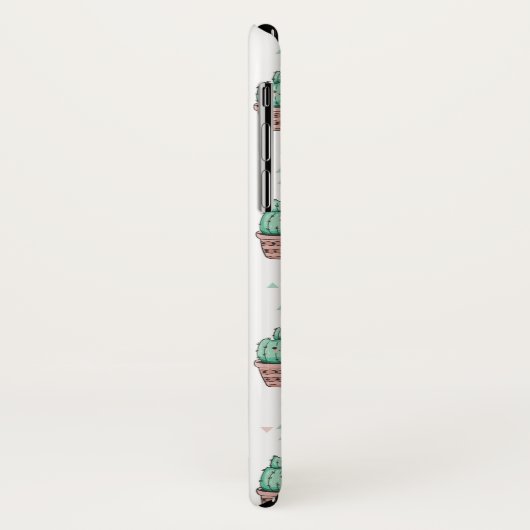 Kaktus-Katze iPhone X Fall Case-Mate iPhone Hülle (Hinten/Links)