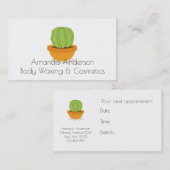 Kaktus Kosmetik und Wachsen Schönheit Termin (Vorne/Hinten)