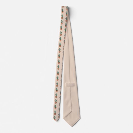 Kaktus Krawatte (Rückseite)