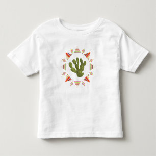 Kaktus-Kreis Llamarama Sammlungs- Kleinkind T-shirt