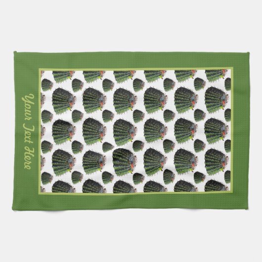 Kaktus Küchentücher - Fakultative Personalisierung (Horizontal)