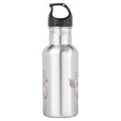 Kaktus Kunst Edelstahlflasche (Rückseite)