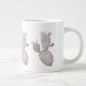 Kaktus Kunst Jumbo-Tasse (Rechts)