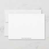 Kaktus Kunst RSVP Karte (Rückseite)
