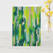 Kaktus-Lampe Notecard Karte (Gelbe Blume)