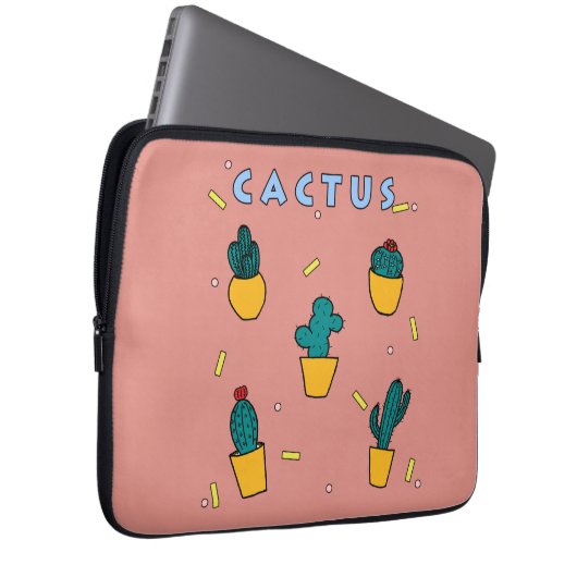 Kaktus Laptopschutzhülle (Vorne Rechts)