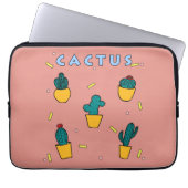 Kaktus Laptopschutzhülle (Vorderseite)