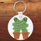 Kaktus-Liebe Schlüsselanhänger (Vorderseite)