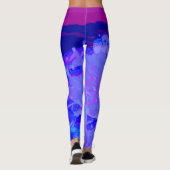Kaktus lila leggings (Rückseite)