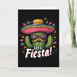 Kaktus - Lustiger Cinco De Mayo Männer Frauen Mexi Karte