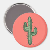 Kaktus Magnet (Vorderseite/Rückseite)