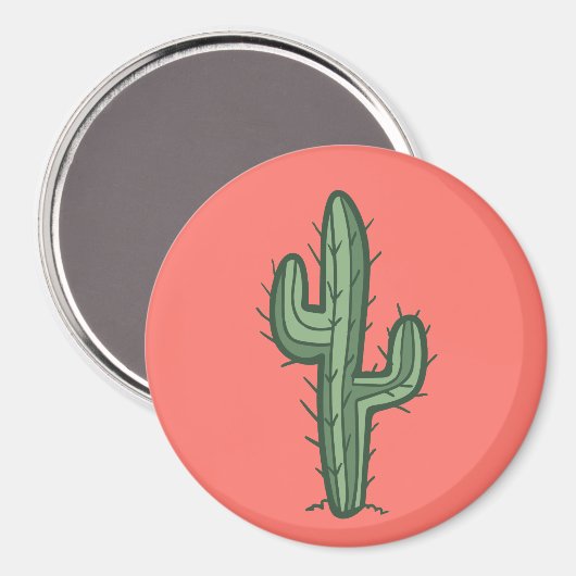 Kaktus Magnet (Vorderseite/Rückseite)