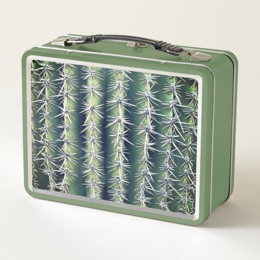 Kaktus Metall Brotdose (Rückseite)