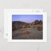 "Kaktus mit Ansicht" - großer Winkel Postkarte (Vorne/Hinten)