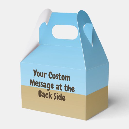 Kaktus mit Bier Geschenkschachtel (Rückseite)