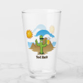 Kaktus mit Bier Glas (Rückseite)